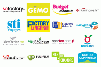Quelques-unes des boutiques présentes sur annuairedesoffres.com