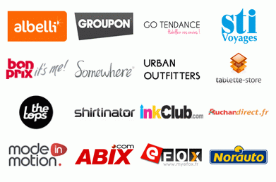 Quelques-unes des boutiques présentes sur annuairedesoffres.com