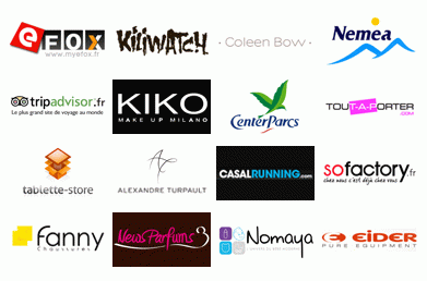 Quelques-unes des boutiques présentes sur annuairedesoffres.com