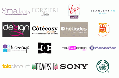 Quelques-unes des boutiques présentes sur annuairedesoffres.com