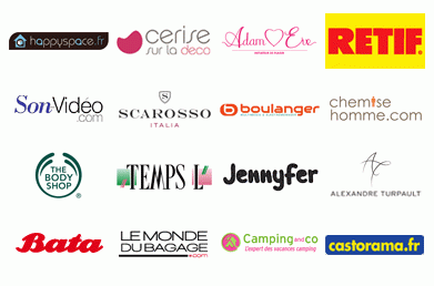 Quelques-unes des boutiques présentes sur annuairedesoffres.com