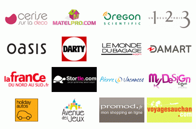 Quelques-unes des boutiques présentes sur annuairedesoffres.com