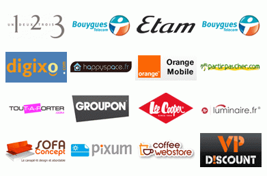 Quelques-unes des boutiques présentes sur annuairedesoffres.com