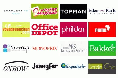 Quelques-unes des boutiques présentes sur annuairedesoffres.com