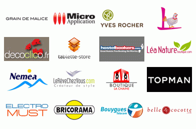Quelques-unes des boutiques présentes sur annuairedesoffres.com