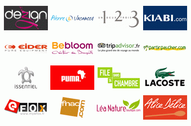Quelques-unes des boutiques présentes sur annuairedesoffres.com