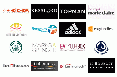 Quelques-unes des boutiques présentes sur annuairedesoffres.com