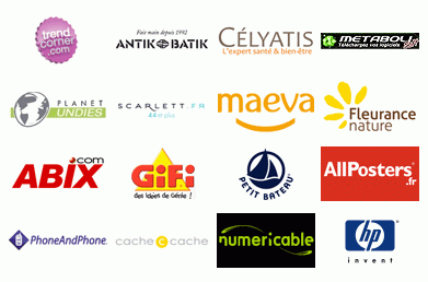Quelques-unes des boutiques présentes sur annuairedesoffres.com