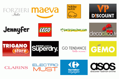 Quelques-unes des boutiques présentes sur annuairedesoffres.com