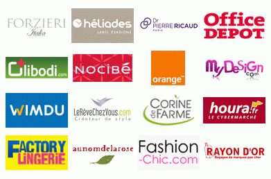 Quelques-unes des boutiques présentes sur annuairedesoffres.com