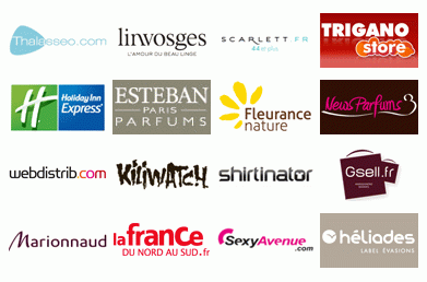 Quelques-unes des boutiques présentes sur annuairedesoffres.com