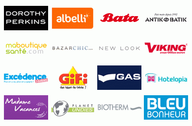 Quelques-unes des boutiques présentes sur annuairedesoffres.com