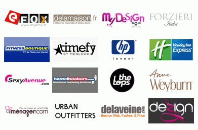 Quelques-unes des boutiques présentes sur annuairedesoffres.com
