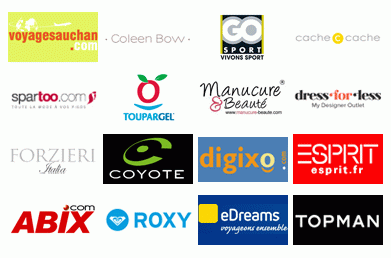Quelques-unes des boutiques présentes sur annuairedesoffres.com