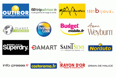 Quelques-unes des boutiques présentes sur annuairedesoffres.com