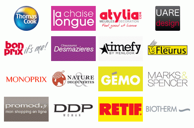 Quelques-unes des boutiques présentes sur annuairedesoffres.com