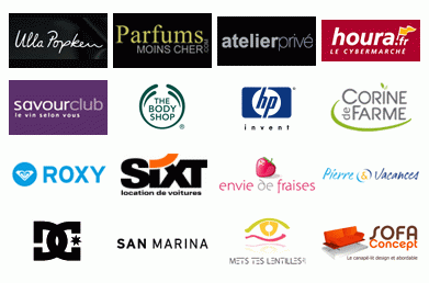 Quelques-unes des boutiques présentes sur annuairedesoffres.com