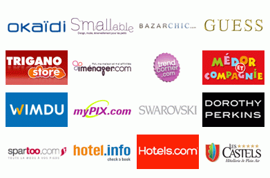 Quelques-unes des boutiques présentes sur annuairedesoffres.com