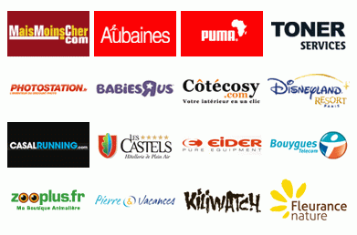 Quelques-unes des boutiques présentes sur annuairedesoffres.com