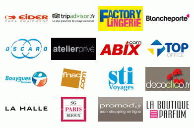 Quelques-unes des boutiques présentes sur annuairedesoffres.com