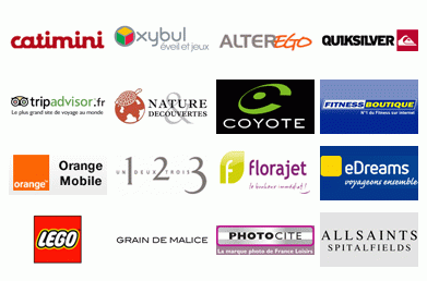 Quelques-unes des boutiques présentes sur annuairedesoffres.com