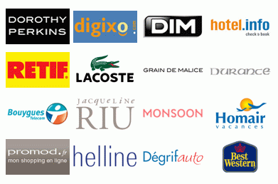 Quelques-unes des boutiques présentes sur annuairedesoffres.com