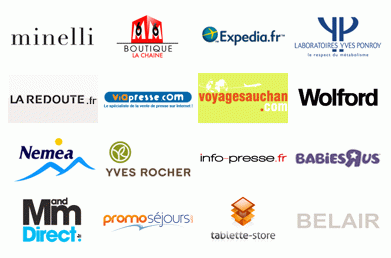 Quelques-unes des boutiques présentes sur annuairedesoffres.com