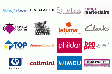 Quelques-unes des boutiques présentes sur annuairedesoffres.com