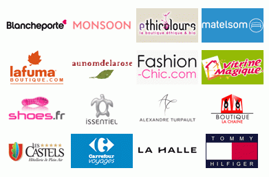 Quelques-unes des boutiques présentes sur annuairedesoffres.com