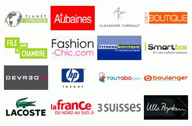 Quelques-unes des boutiques présentes sur annuairedesoffres.com