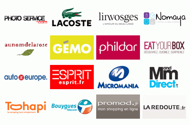Quelques-unes des boutiques présentes sur annuairedesoffres.com
