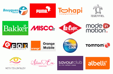 Quelques-unes des boutiques présentes sur annuairedesoffres.com