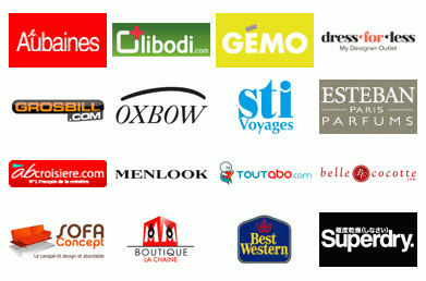 Quelques-unes des boutiques présentes sur annuairedesoffres.com