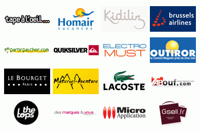 Quelques-unes des boutiques présentes sur annuairedesoffres.com